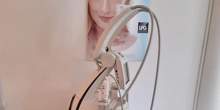 Čistenie a masáž tváre či unikátna lift masáž pomocou prístroja LPG