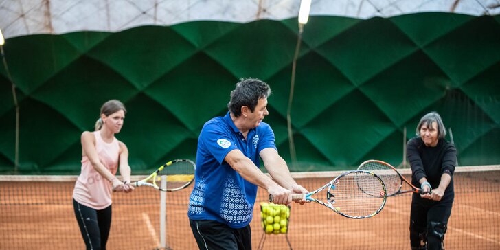 Tenisové tréningy pre všetkých od 4 do 99 rokov v srdci Bratislavy