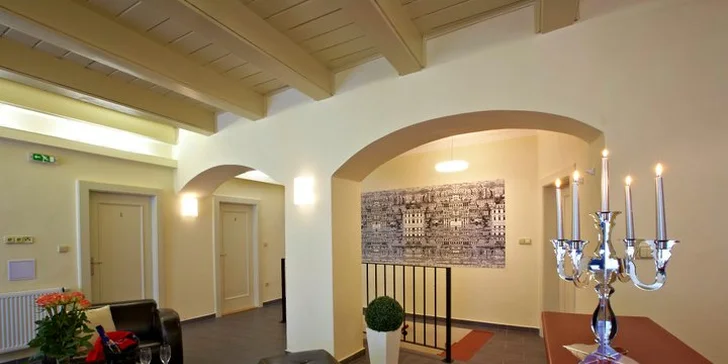 Romantický pobyt v centre Českého Krumlova s ​​raňajkami a proseccom