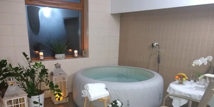 Wellness pobyt v Piešťanoch s panoramatickým výhľadom, s polpenziou, privátnym wellness a relaxačnými procedúrami