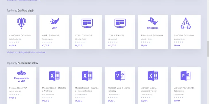 Certifikované a akreditované online kurzy v oblasti IT, marketingu či manažmentu