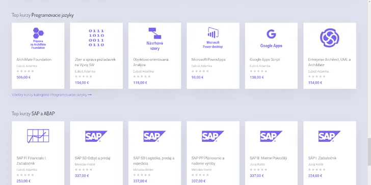 Certifikované a akreditované online kurzy v oblasti IT, marketingu či manažmentu