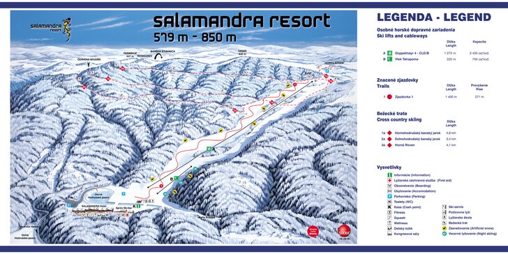 Wellness pobyt v hoteli Salamandra**** - komfortné ubytovanie v srdci Štiavnických vrchov, lyžiarsky svah a chutná polpenzia