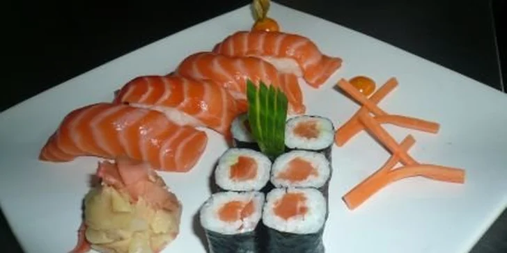 6,47 eur za SUSHI sake set z lososa. Výborná a zdravá pochúťka z Ďalekého východu. Zľava 50%!