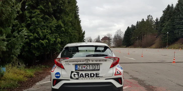 Kondičné jazdy v autoškole GARDE
