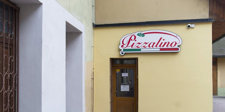 Pravá talianska pizza s priemerom 33 alebo 50 cm v Pizzalino Zvolen