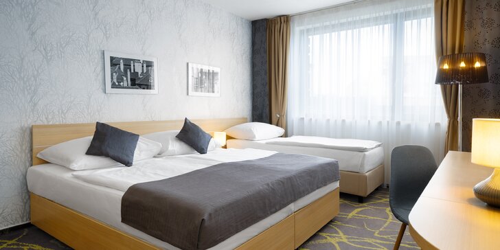 Pobyt v romantickej Prahe - 4* hotel, bohaté bufetové raňajky a ubytovanie včlenené do komplexu futbalového štadióna