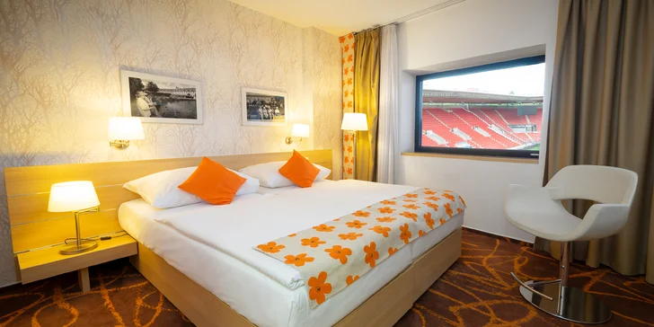 Pobyt v romantickej Prahe - 4* hotel, bohaté bufetové raňajky a ubytovanie včlenené do komplexu futbalového štadióna
