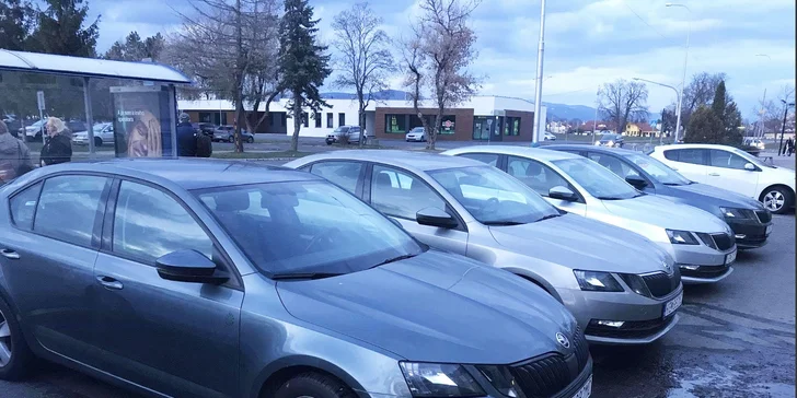 Prenájom auta Škoda Octavia na 1, 3 alebo 7 dní