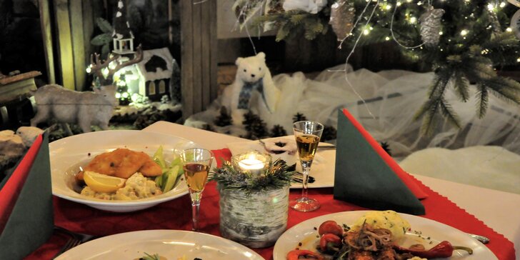Špeciálne 4-chodové vianočné menu aj s prípitkom na Ranči u Bobiho