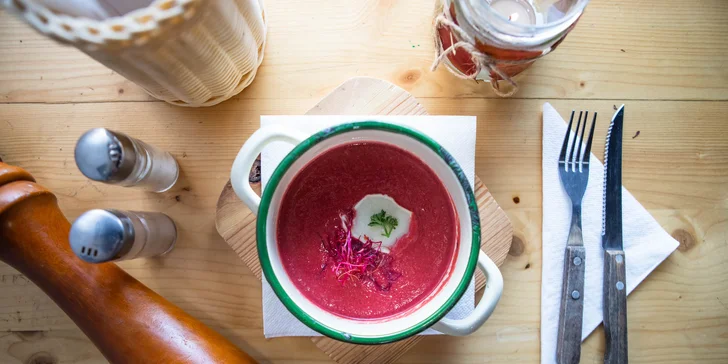 5-chodové degustačné menu pre 2 osoby v pivárničke