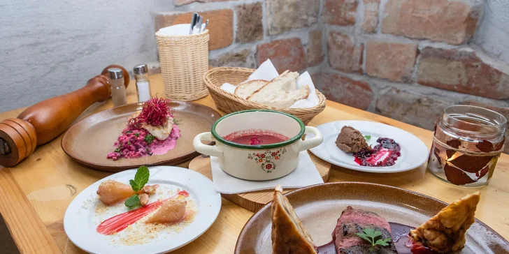 5-chodové degustačné menu pre 2 osoby v pivárničke