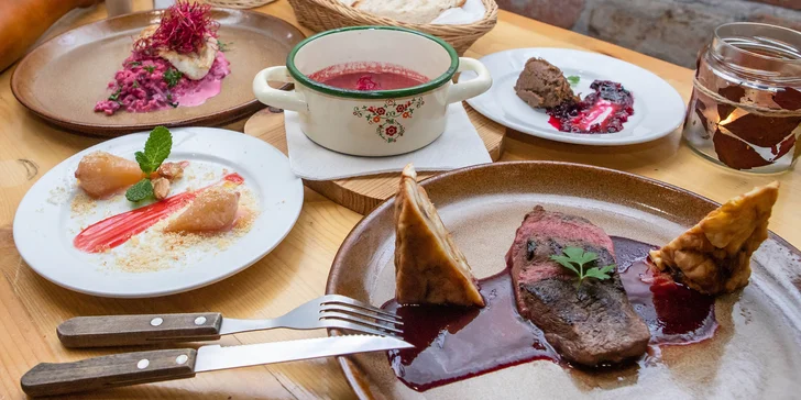 5-chodové degustačné menu pre 2 osoby v pivárničke