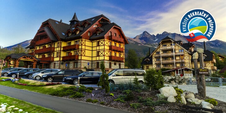 APLEND Hotel Kukučka**** s jedinečnou horskou architektúrou priamo pod Tatrami
