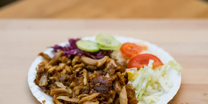 Výborné kebab menu: box, tortilla, tanier alebo šalát