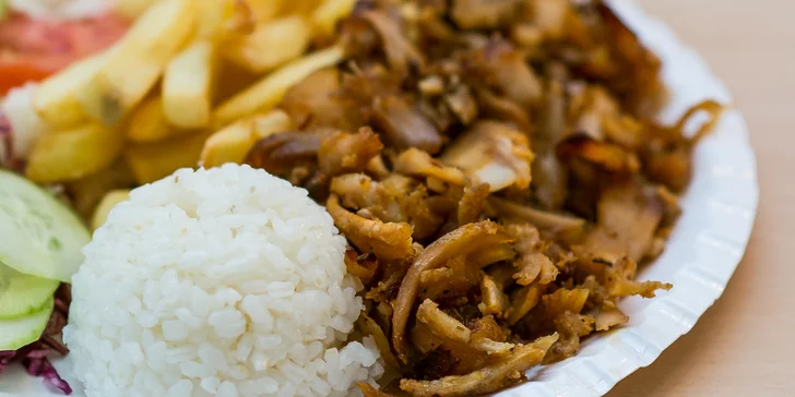 Výborné kebab menu: box, tortilla, tanier alebo šalát