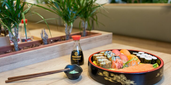 Lákavé sushi sety: nigiri, maki, sashimi aj roll