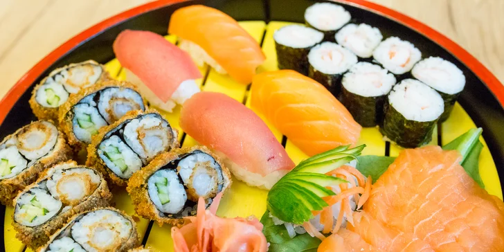 Lákavé sushi sety: nigiri, maki, sashimi aj roll - možnosť TAKE AWAY