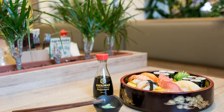 Lákavé sushi sety: nigiri, maki, sashimi aj roll - možnosť TAKE AWAY