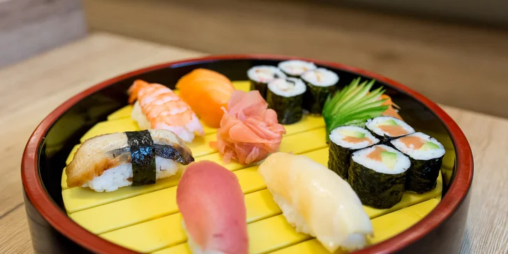 Lákavé sushi sety: nigiri, maki, sashimi aj roll - možnosť TAKE AWAY