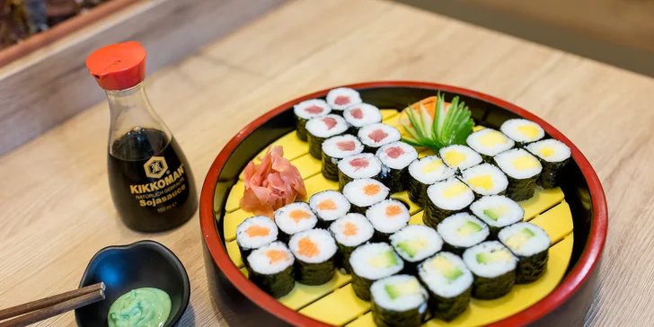 Lákavé sushi sety: nigiri, maki, sashimi aj roll - možnosť TAKE AWAY