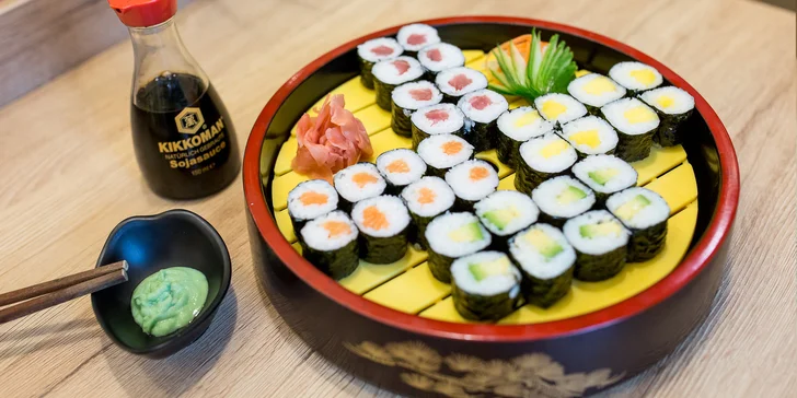 Lákavé sushi sety: nigiri, maki, sashimi aj roll - možnosť TAKE AWAY