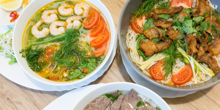 Vynikajúce polievky vo vietnamskom bistre PHO VIET - možnosť TAKE AWAY