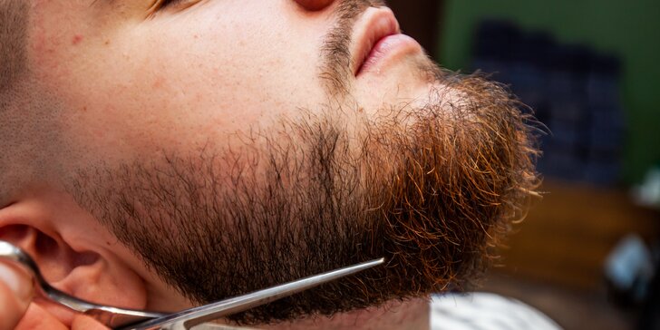 Pánsky strih s úpravou brady u barbera