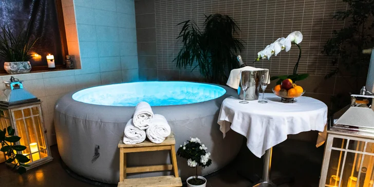Wellness pobyt v Piešťanoch s panoramatickým výhľadom, s polpenziou, privátnym wellness a relaxačnými procedúrami