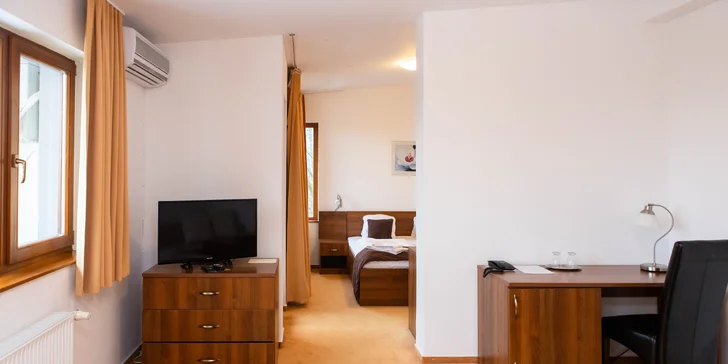Wellness pobyt v Piešťanoch s panoramatickým výhľadom, s polpenziou, privátnym wellness a relaxačnými procedúrami