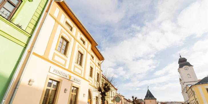 Nadštandardné ubytovanie v penzióne Kiska v historickom centre Levoče