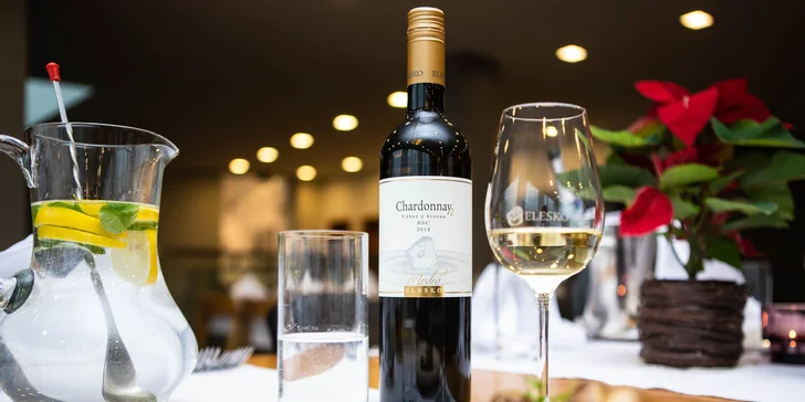 5-chodové degustačné menu s prémiovými vínami alebo otvorený voucher v reštaurácii ELESKO