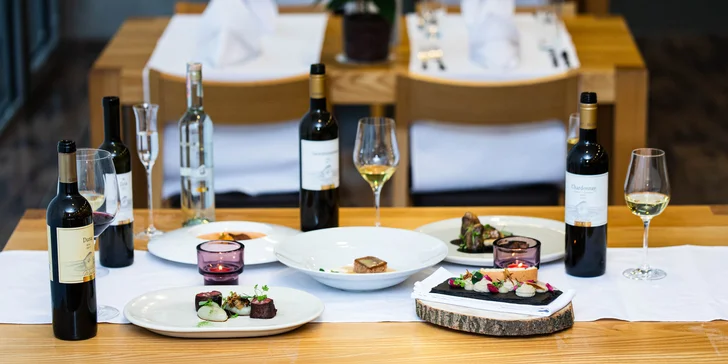 5-chodové degustačné menu s prémiovými vínami alebo otvorený voucher v reštaurácii ELESKO