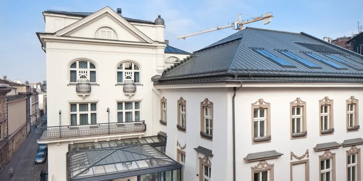 5* hotel v srdci Krakova - luxusné wellness centrum, raňajky alebo polpenzia