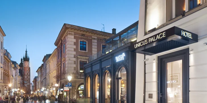 5* hotel v srdci Krakova - luxusné wellness centrum, raňajky alebo polpenzia