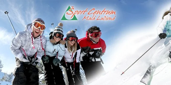 7,50 eur za celodenný skipass do Športcentra Lúčivná. Fantastická lyžovačka, pri ktorej poriadne preženiete svoje lyže! Zľava 50%