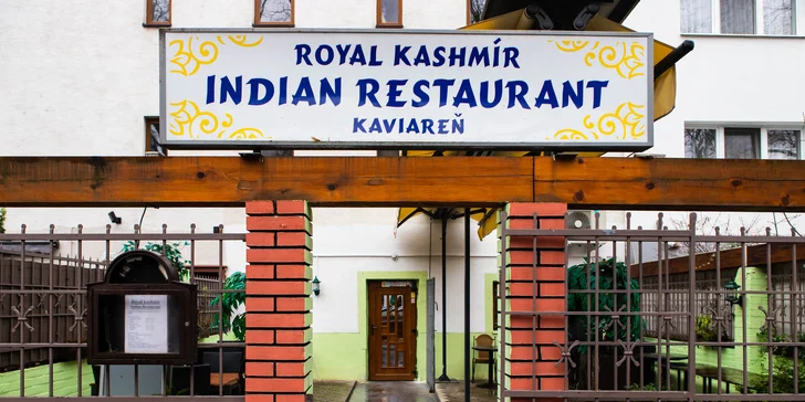 Indické menu pre 2 osoby v Royal Kashmir Indian Restaurant