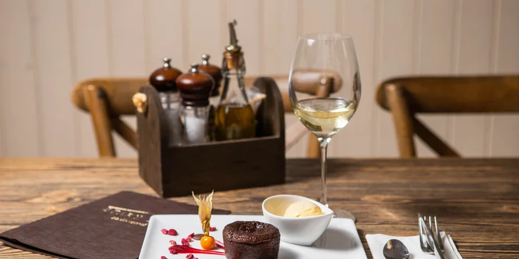 Vynikajúce 3-chodové menu spojené s degustáciou vín