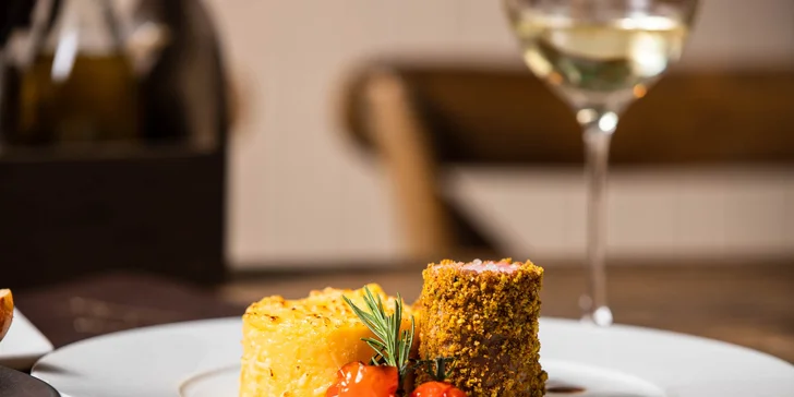 Vynikajúce 3-chodové menu spojené s degustáciou vín