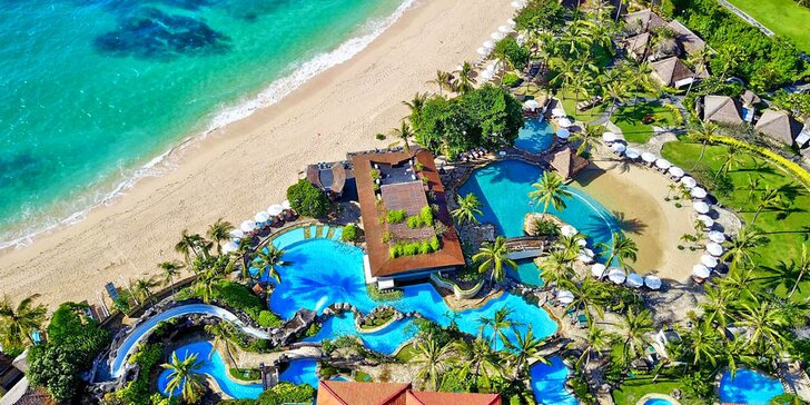 Zažite exotiku v 5* rezorte na Bali: 6-12 nocí s raňajkami a súkromnou plážou