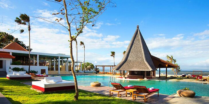 Krásny 4* rezort na Bali: 6-12 nocí, raňajky, bazén, wellness, priamo pri pláži