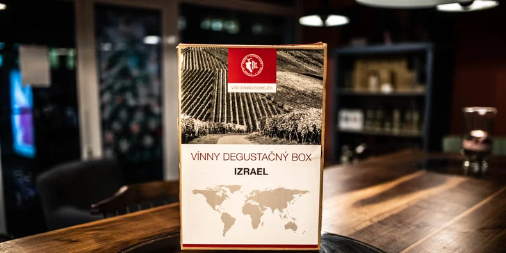 Set izraelských vín aj s degustačnou mapou a vývrtkou