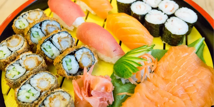 Lákavé sushi sety: nigiri, maki, sashimi aj roll - možnosť TAKE AWAY