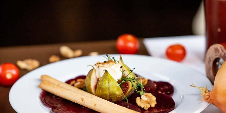 Trojchodové gurmánske menu s prossecom pre 2 osoby