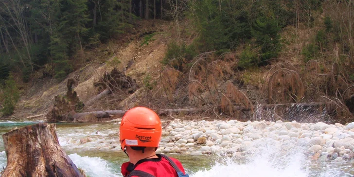 Zážitkový rafting pod Tatrami na divokej rieke Belá