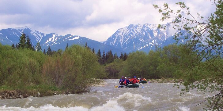 Zážitkový rafting pod Tatrami na divokej rieke Belá