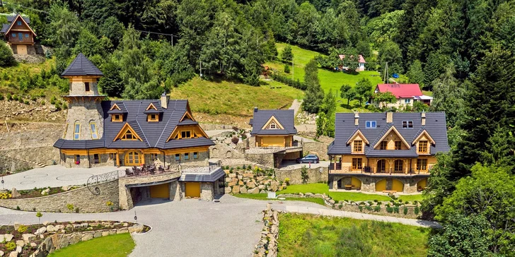5* rezort v poľských Beskydách: pobyt až pre 6 osôb s raňajkami, vírivkou a saunou