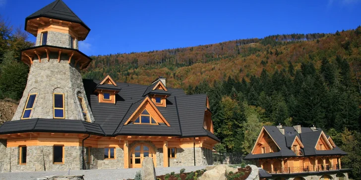 5* rezort v poľských Beskydách: pobyt až pre 4 osoby s raňajkami, wellness a bazénom
