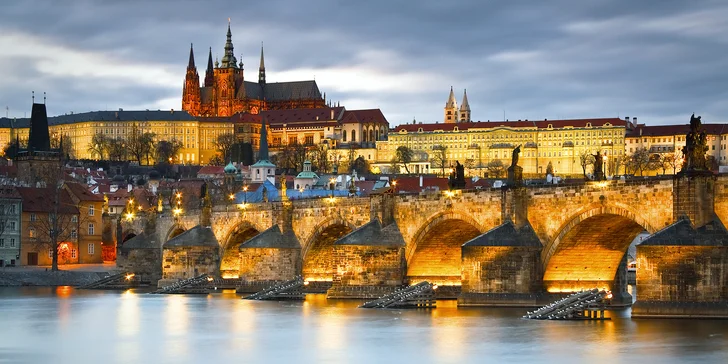 Praha ako na dlani: pobyt s raňajkami v blízkosti Václavského námestia