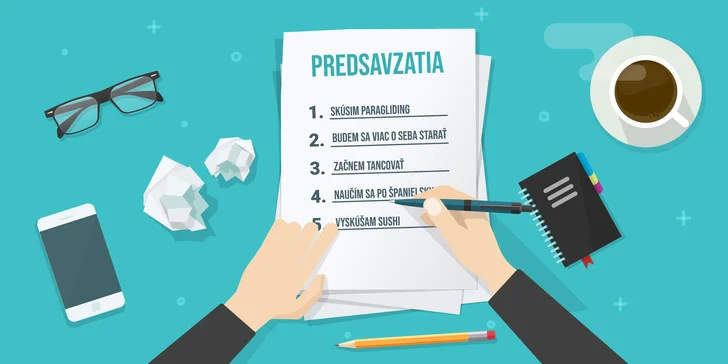 Zaobstarajte si predsavzatie, ktoré si konečne splníte!